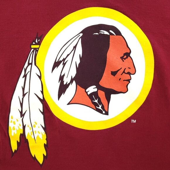 Redskins Vintage T-Shirt AOP Single Stitch 1994 90s Salem Sportswear USA Large - Picture 10 of 15